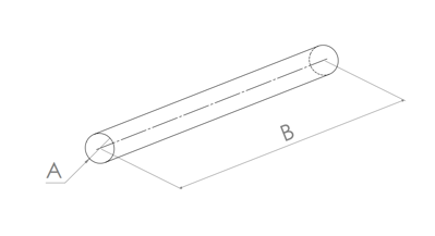 Teflonová tyč priemer 10 mm